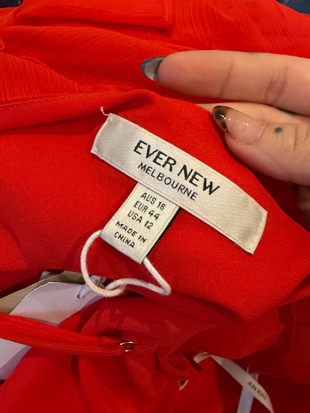 Ever New Red Ruffle Maxi Dress - Picture 5 of 5